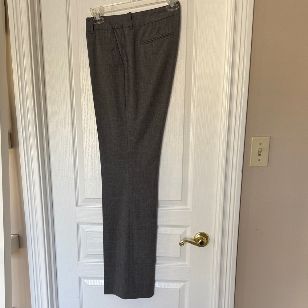 Women’s Eddie Bauer Wool Fully Lined Dress Trouser Pant Gray Size 8 Tall